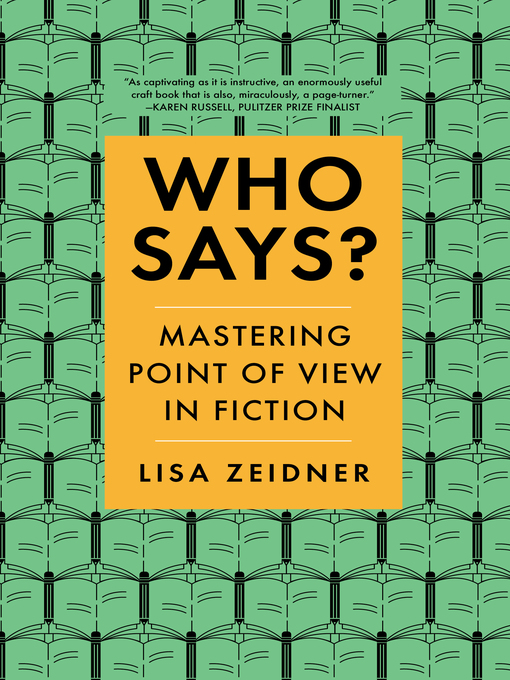 Title details for Who Says? by Lisa Zeidner - Wait list